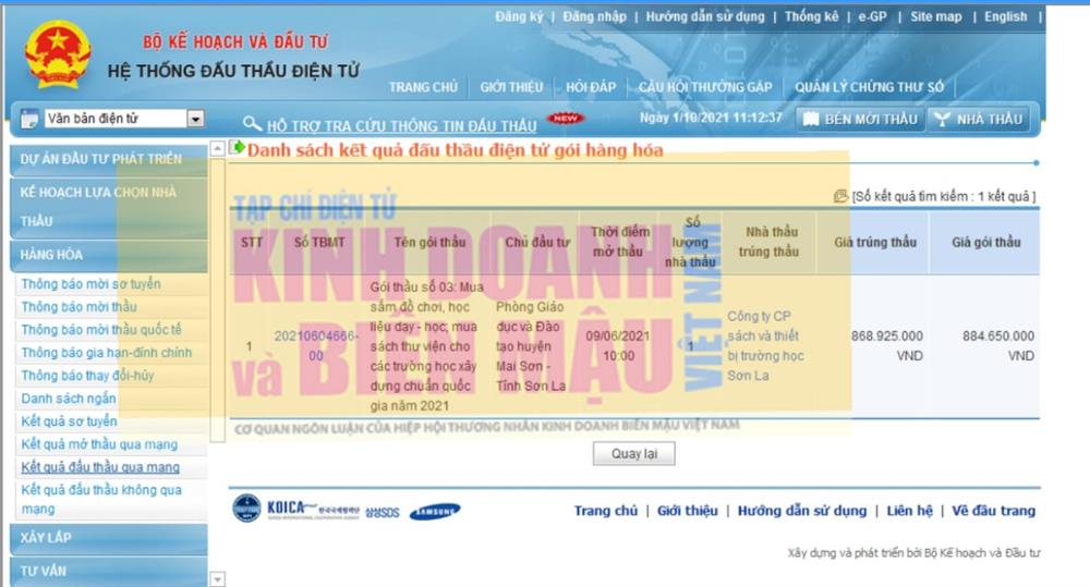 Phòng GD&ĐT huyện Mai Sơn: Nhà thầu quen liên tiếp trúng thầu